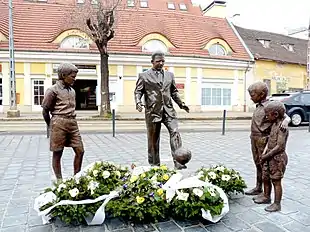 Statue von Ferenc Puskás