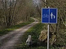 Vennbahnweg für Fußgänger und Radfahrer bei Ondenval (B)