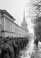 Militärische Grundausbildung, Leningrad, Oktober 1941