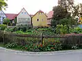 Dorfanger von Zitzschewig, mit dem ausgezeichneten Bauerngarten