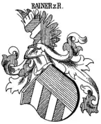 Wappen der Rainer zu Rain nach dem churbayerischen Wappenbuch