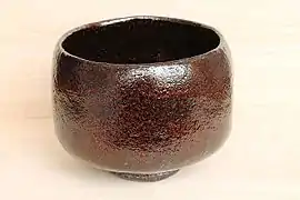 Raku chawan, Japan ca. 1990