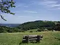 Blick aufs Randecker Maar beim Salzmannstein