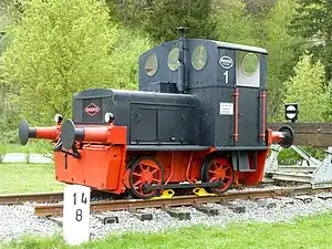 Standort am ehemaligen Bahnhof von Grasellenbach-Wahlen