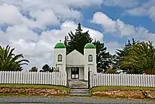 Bild zeigt die Ratana-Kirche in Te Kao in Neuseeland.