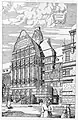 Neues Rathaus Kassel, Wettbewerb 1. Preis, Perspektive 1902