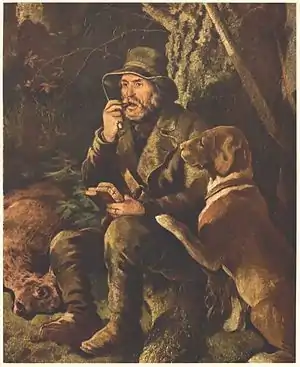 Der Treiber (Förster Bubenik) (Ferdinand von Rayski)