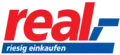 Logo mit dem ersten Slogan „riesig einkaufen“