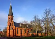 Die St.-Antonius-Kirche in Rechterfeld