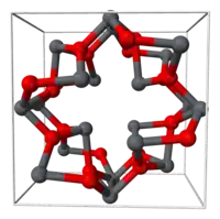 Struktur von Blei(II,IV)-oxid