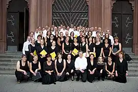 Der Reger-Chor vor St. Bonifatius, Wiesbaden, 2008