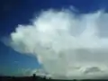 Cb-Wolke mit beutelförmigen Aussackungen (Mammatus)