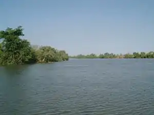 Der Gambia-Fluss in der Nähe des RGNP