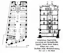 Grund- und Aufriss Modehaus Polich (1892)