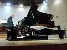 Roberto Prosseda am Pinchi-Pedalpiano (Florenz 2013)