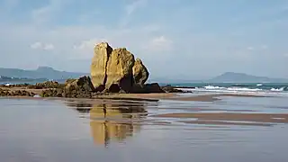 Strandabschnitt beim Château d’Ilbarritz