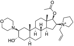 Strukturformel von Rocuronium