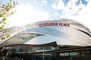 Der fertiggestellte Rogers Place im September 2016