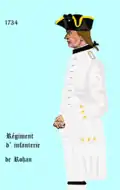 Régiment de Rohan 1734