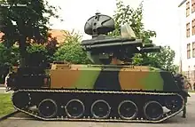 Roland auf Fahrgestell des AMX-30