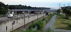 Rollbahnbrücke Flughafen Frankfurt