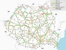 Das rumänische Straßennetz