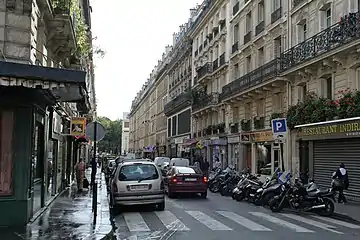 Rue Cail, nördliche Seite (rechts)