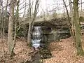 Das Martinsbrünneli, eine Naturbrücke aus Nagelfluh