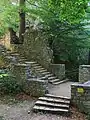 Treppen zur Ruine