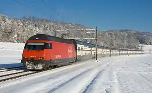 Re 460 mit IC2000-Wagen