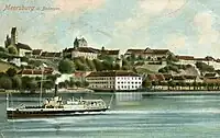 Die Zaehringen um 1910 vor Meersburg