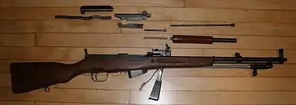 Teilzerlegter SKS