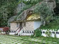 Ein buddhistischer Felstempel in Ella, Sri Lanka