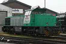 Eine Diesellok SNCF BB 61000 der SNCF Fret