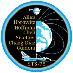 Missionsemblem STS-75