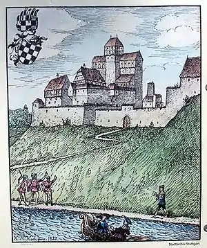 Burg Hofen,Hofen am Neckar