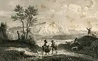 1838Stahlstich, J.J.Hinchcliff nach Ludwig Richter Aus: Wilhelm Blumenhagen, Wanderungen durch den Harz (Leipzig: Verlag Georg Wigand 1838)