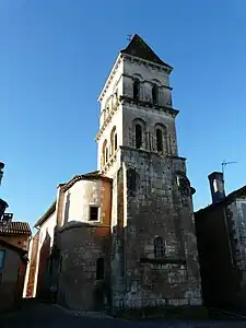 Chorseite der Ortskirche Saint-Pierre-ès-liens