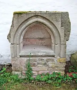 Bolanden, Alter Friedhof beim Kloster Hane, Sakramentshaus vom Kloster Münsterdreisen