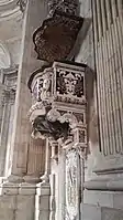 Kanzel nach Entwurf von Fanzago in der Iglesia de la Purísima, Salamanca (Spanien)