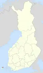 Lage von Saltvik in Finnland