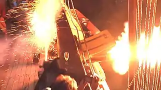 Salutschuss zu Silvester In La Gomera