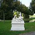 Westseitige Sphinx im Park Sanssouci