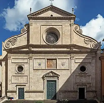 Sant’Agostino (Rom); Fassade