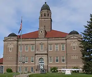 Saunders County Courthouse, gelistet im NRHP Nr. 89002220