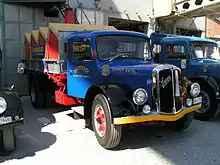 Saurer-Oldtimer-Lastwagen