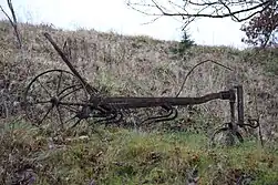 Nicht mehr genutzte landwirtschaftliche Geräte