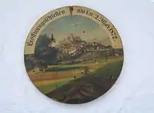 Schießscheibe von 1872 (1864er Schützen Wörth an der Donau)