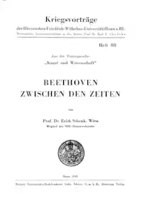 Broschüre des NSD-Dozentenbund-Mitglied Erich Schenk