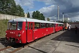 172 001+601 im Bahnhof Rheinsberg Stechlinsee